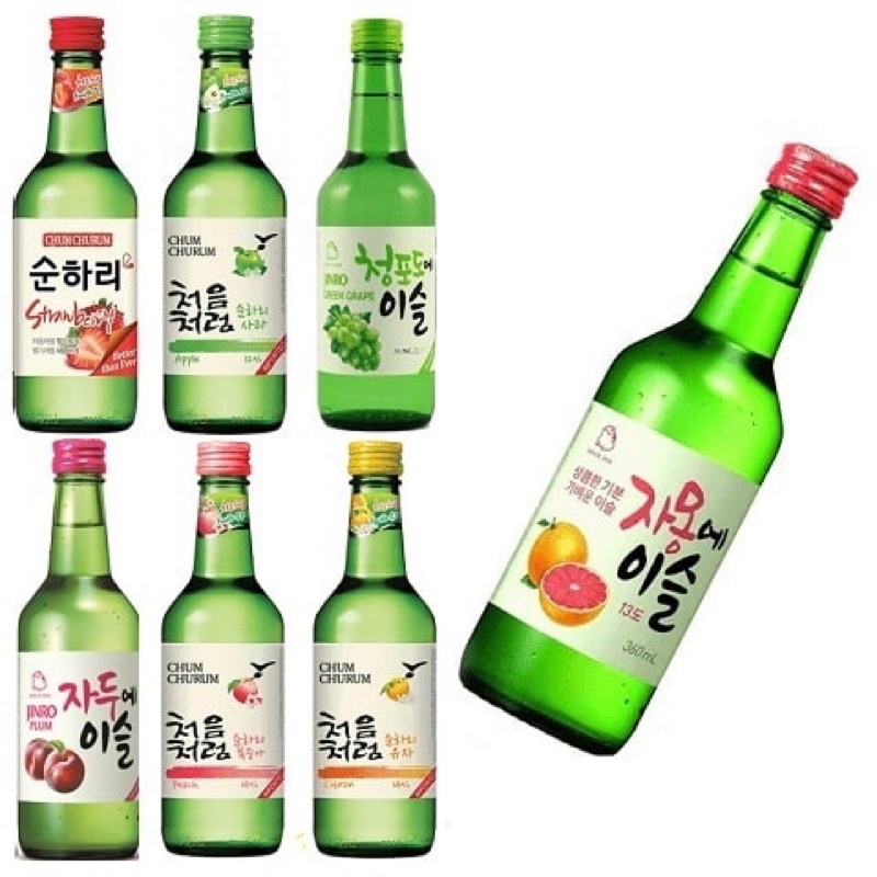 Soju Chum Churum Trái Cây Hàn Quốc Đủ Vị