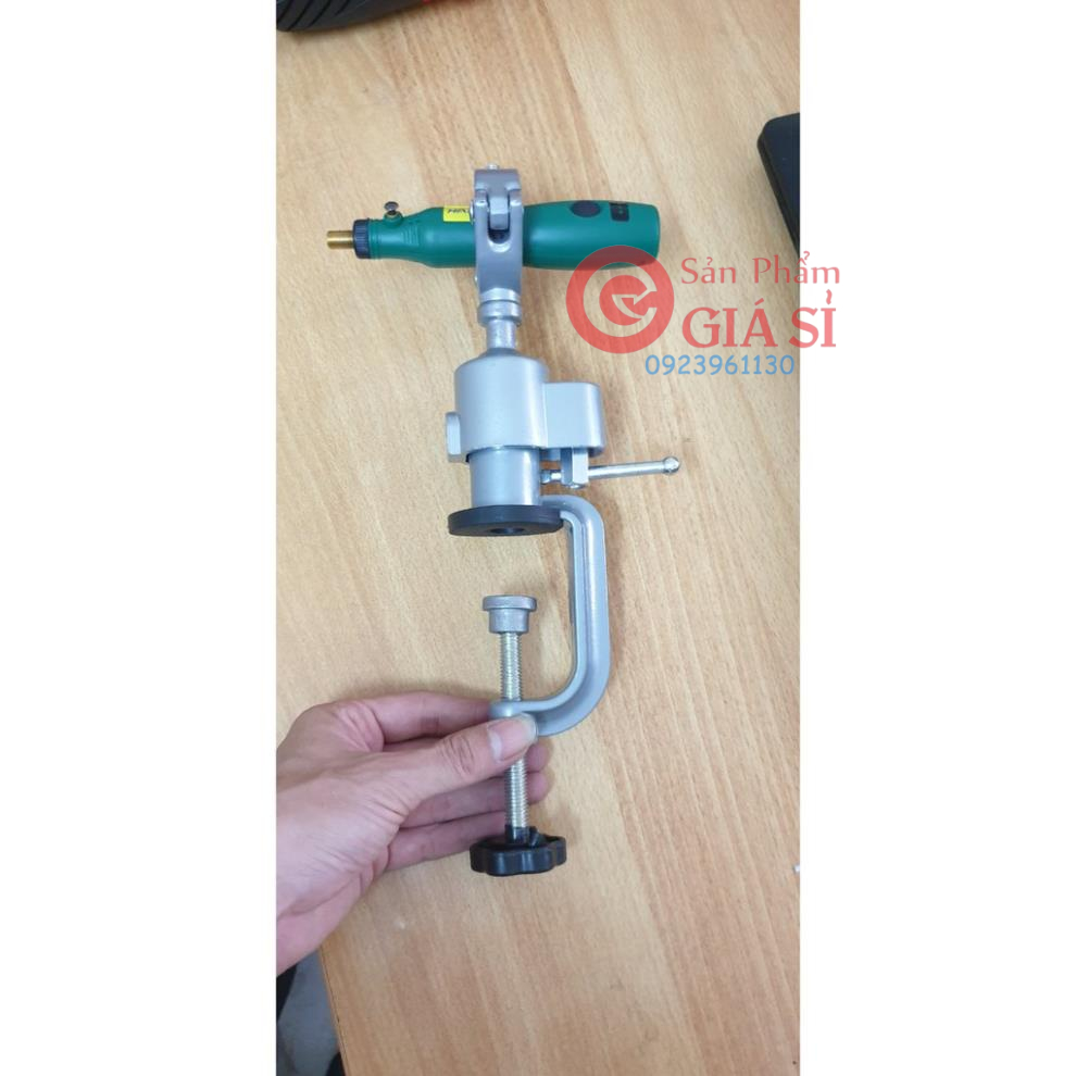 Giá đỡ máy khoan tay kẹp bàn xoay 360 độ ❤️freeship❤️