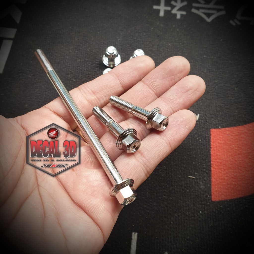 BỘ ỐC SALAYA CÁNH BƯỚM VÀ TÁN DẦU CHO WAVE DREAM SIÊU SÁNG