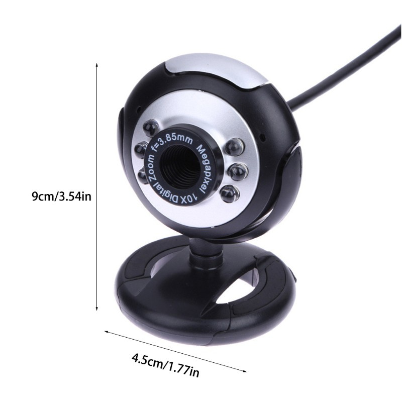 Webcam USB tích hợp micro có thể nhìn ban đêm cho máy tính