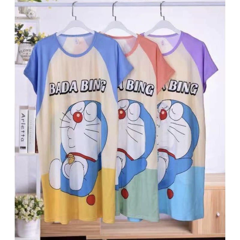 Đầm mặc nhà hoạ tiết hoạt hình dễ thương thun 4 chiều, Bigsize đến 100kg . Ship hoả tốc trong 30 phút | BigBuy360 - bigbuy360.vn