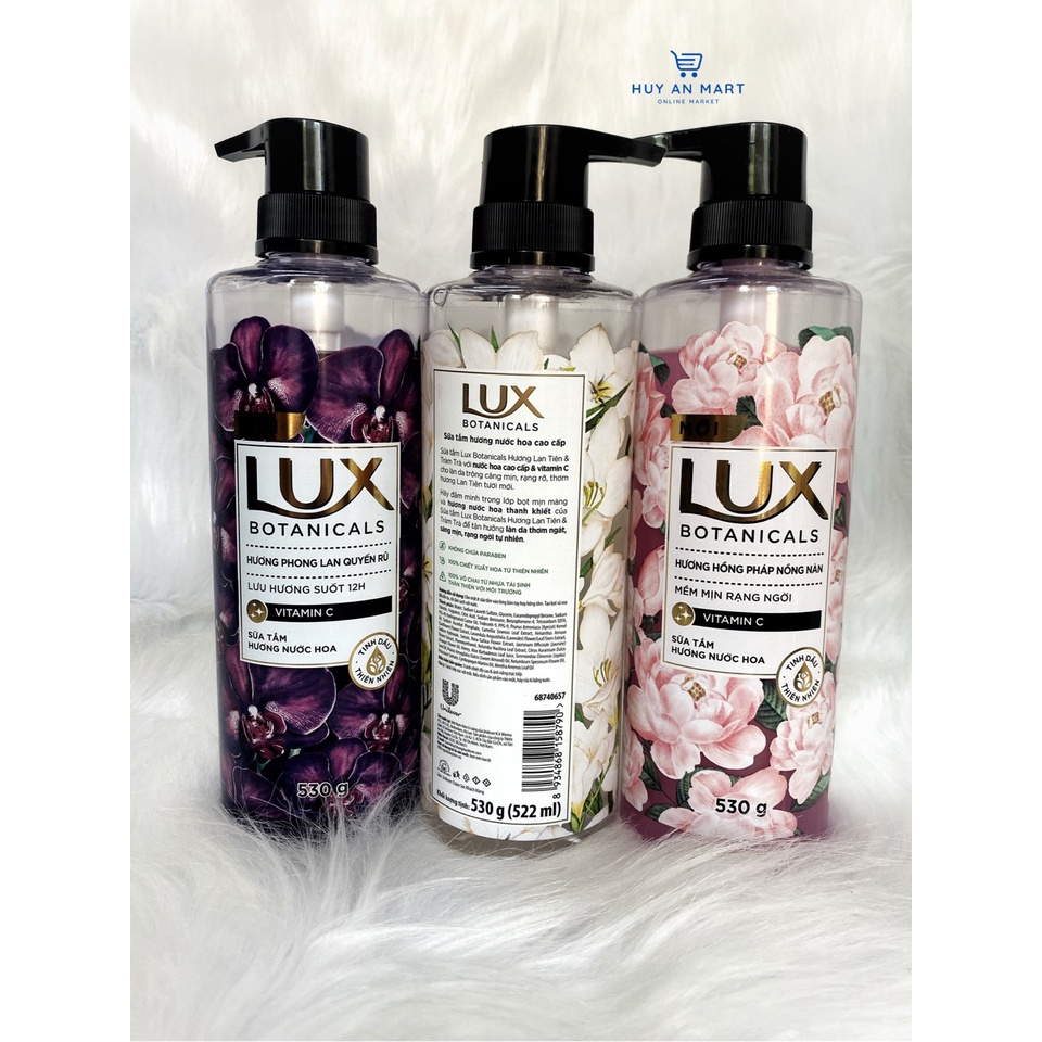 Sữa tắm Lux hương nước hoa BOTANICALS 530g hàng Việt Nam