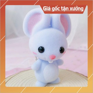 móc khóa 12 con giáp bọc nhung