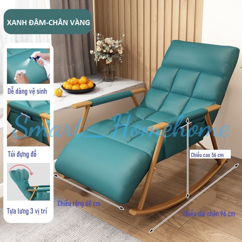 Ghế bập bênh đủ màu-ghế sofa tựa cho người lớn, để ban công tại nhà, phòng khách phòng ngủ smart_homehome RE0730