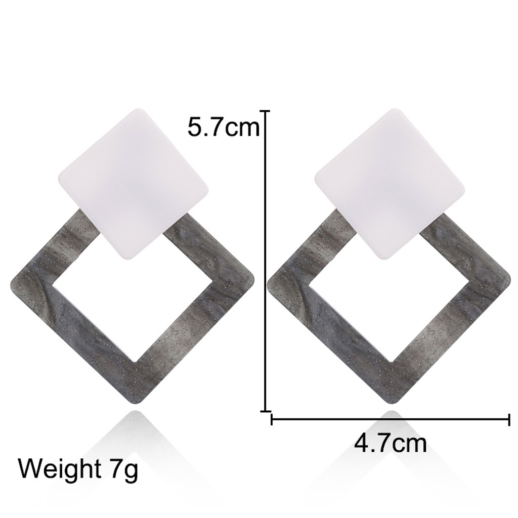 Khuyên tai hình tam giác phong cách cổ điển thanh lịch dành cho nữ