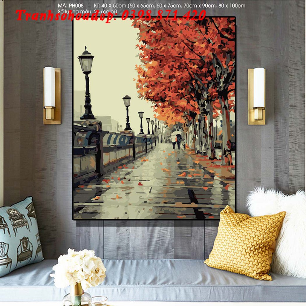 Tranh Sơn Dầu Số Hóa Chủ Đề Đường Phố T Art Gần Gũi Với Cuộc Sống Thường Ngày, Hàng Có Sẵn | BigBuy360 - bigbuy360.vn