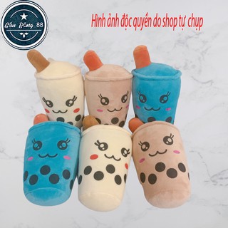 Gấu Bông hình ly trà sữa cực đẹp size 20 cm - quà tặng cực độc đáo chất lừ siêu đáng yêu.