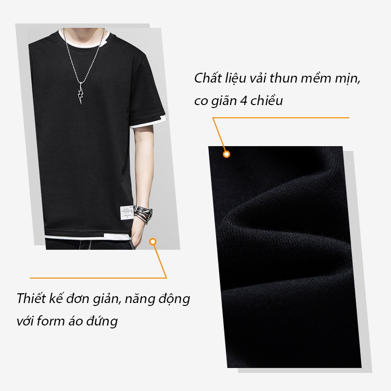 Áo thun nam, áo cotton nam thời trang thoáng mát