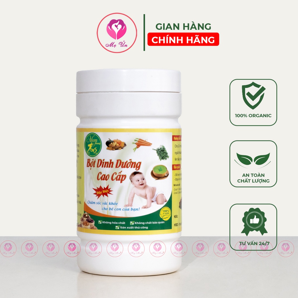 [100% NGUYÊN LIỆU SẠCH] Bột Ăn Dặm Trẻ Em Cho Bé, Bột Ăn Dặm Cho Trẻ Từ 4 Tháng Tuổi MOM BEAUTY 500gr