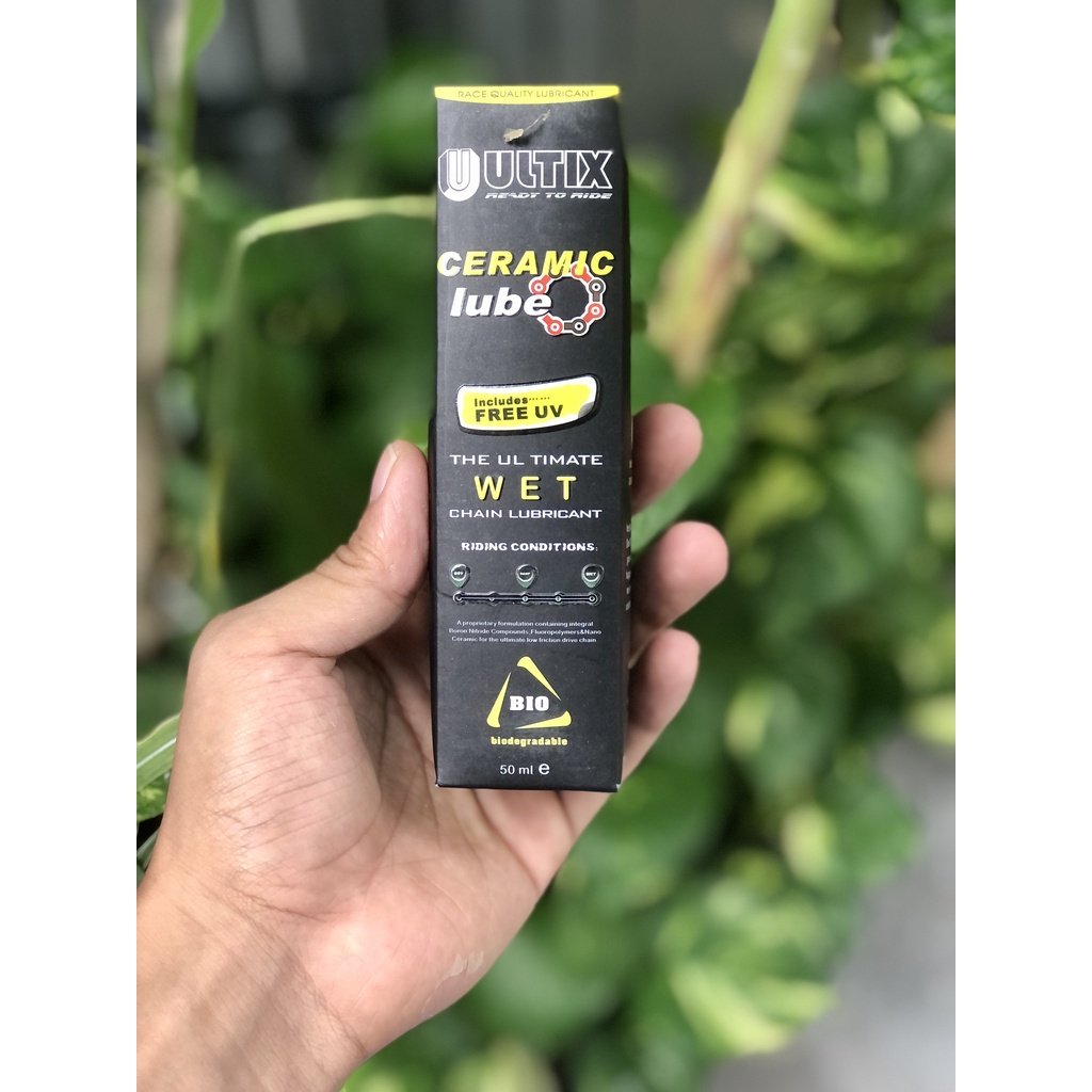Dầu tra xích xe đạp ULTIX Ceramic wet 50ml