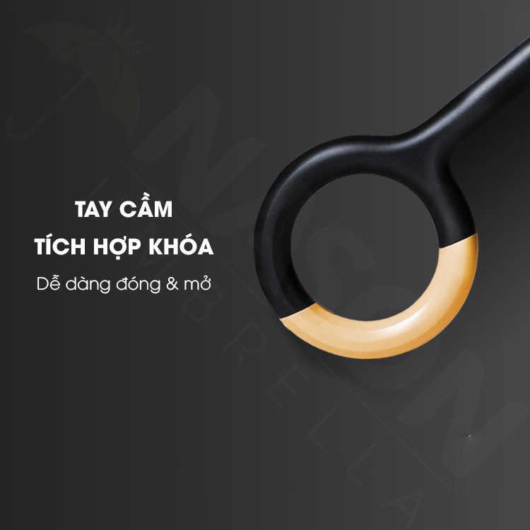 Dù thẳng tay cầm móc khóa Nason Umbrella Buckle tiện lợi treo đồ treo túi xách - Ô dù cao cấp Nason