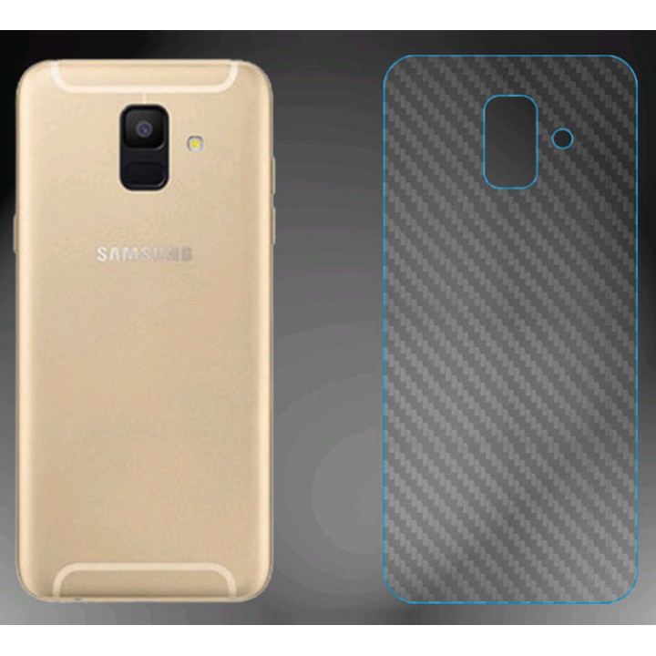 Dán mặt lưng Carbon Samsung A6 2018