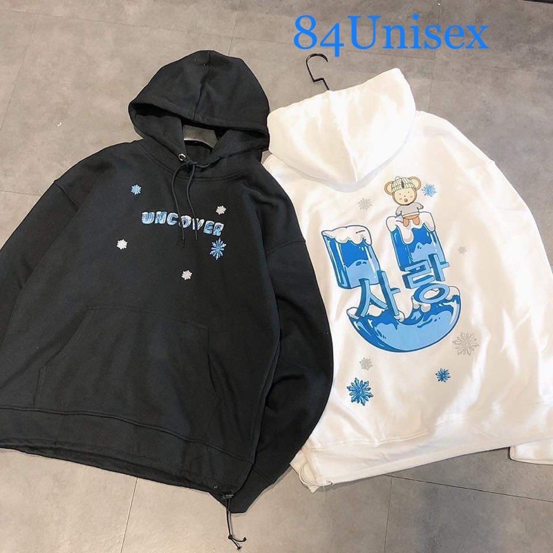 Áo Hoodie Tỏ Tình UNCOVER SICI Form Rộng Unisex (Ảnh Thật)
