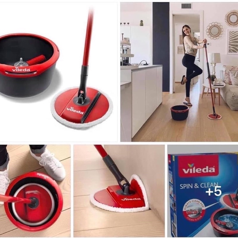 BỘ  NHÀ THÔNG MINH VILEDA SPIN & CLEAN