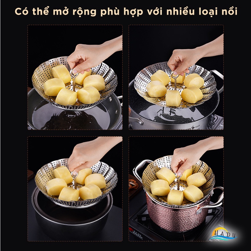 Xửng Hấp Inox 16cm 14cm Nồi Cơm Điện Xôi Bánh Bao Cao Cấp Đạt Chất Lượng Đức SSGP