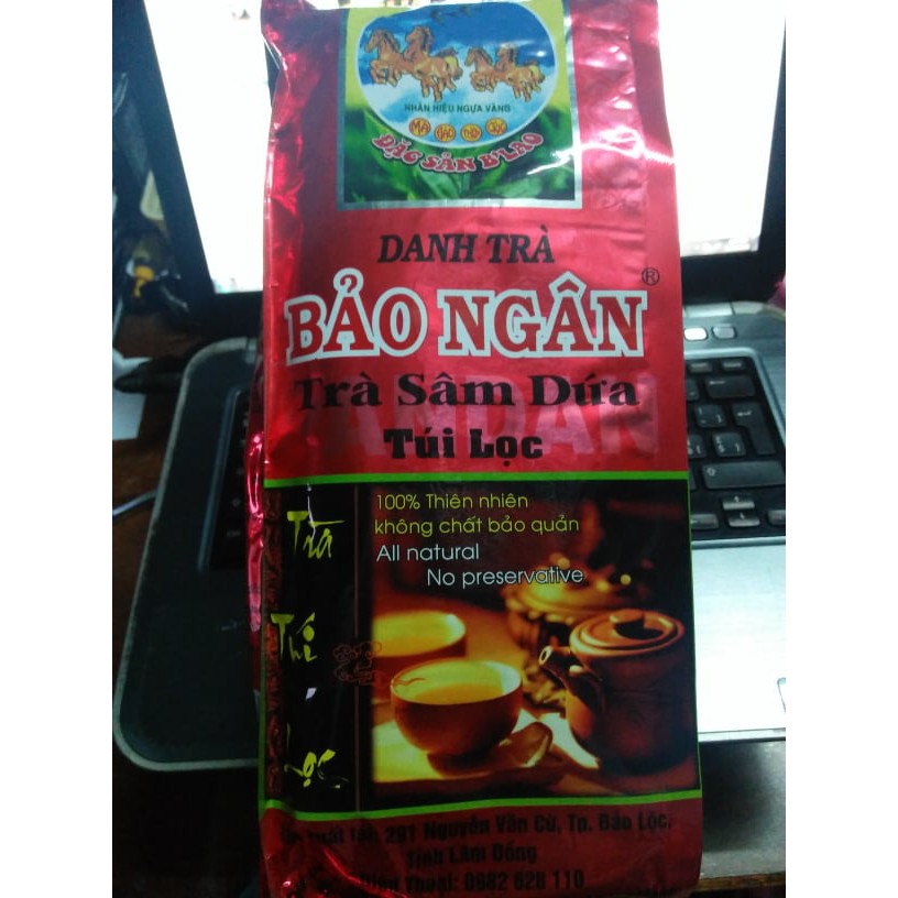 TRÀ SÂM DỨA BẢO NGÂN TÚI LỌC GÓI 350g (date mới)