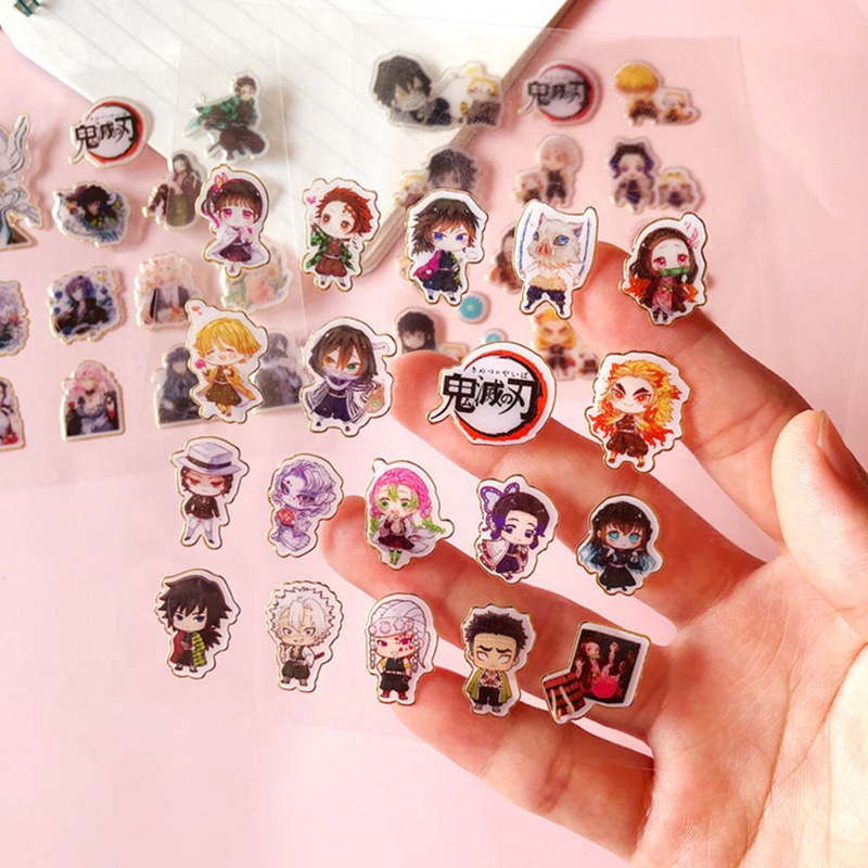 Tmdbyx Miếng Dán Trang Trí Hình Anime Lưỡi Dao Quỷ Độc Đáo