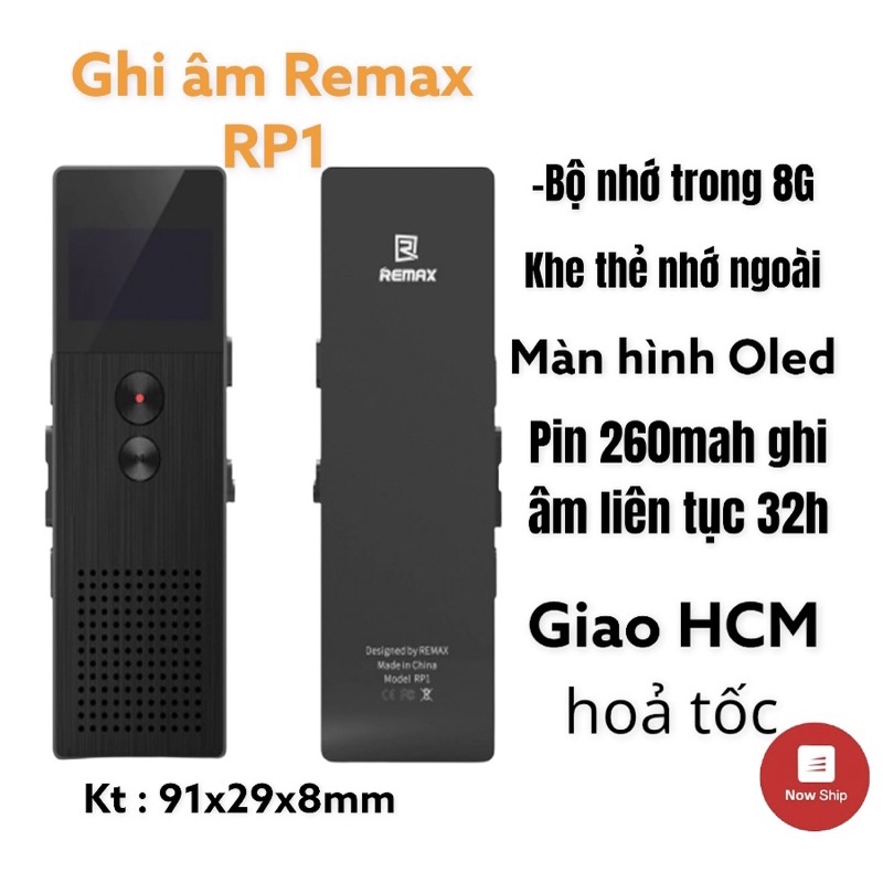 Máy ghi âm Remax RP-1