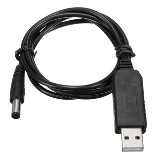 1m 5V DC To 12V DC USB Power Cable Data Adapter Charger Plug with LED