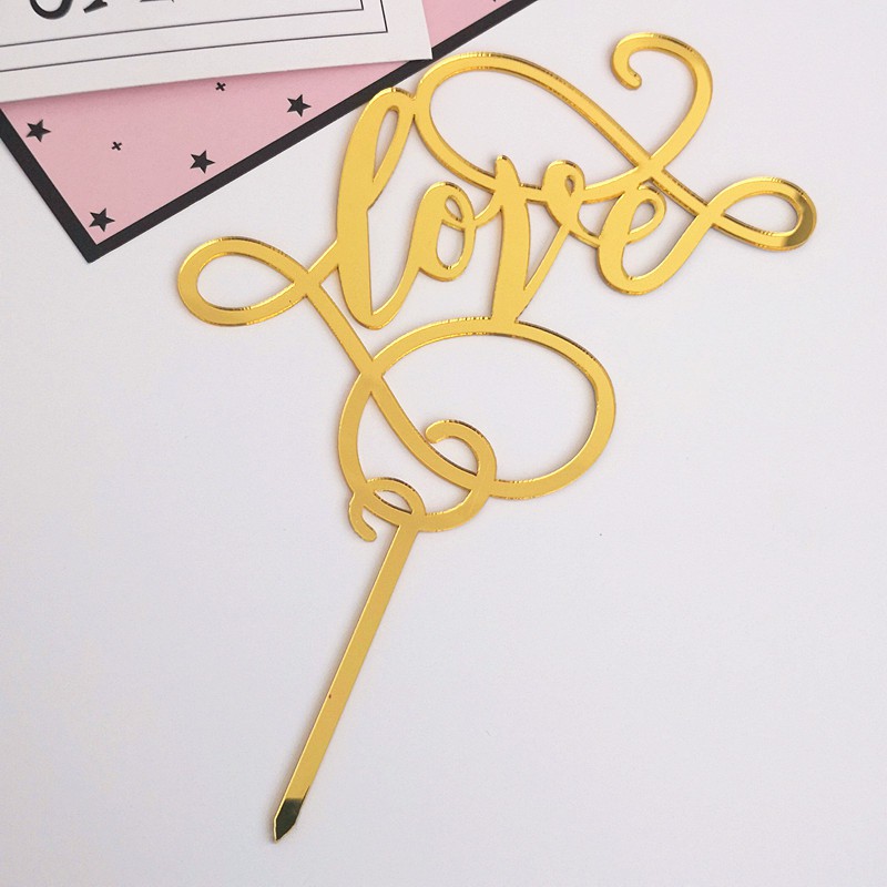 [SIÊU RẺ❤️] – Combo 10 Meka Love Nghệ Thuật - Trang trí bánh sinh nhật bánh kem