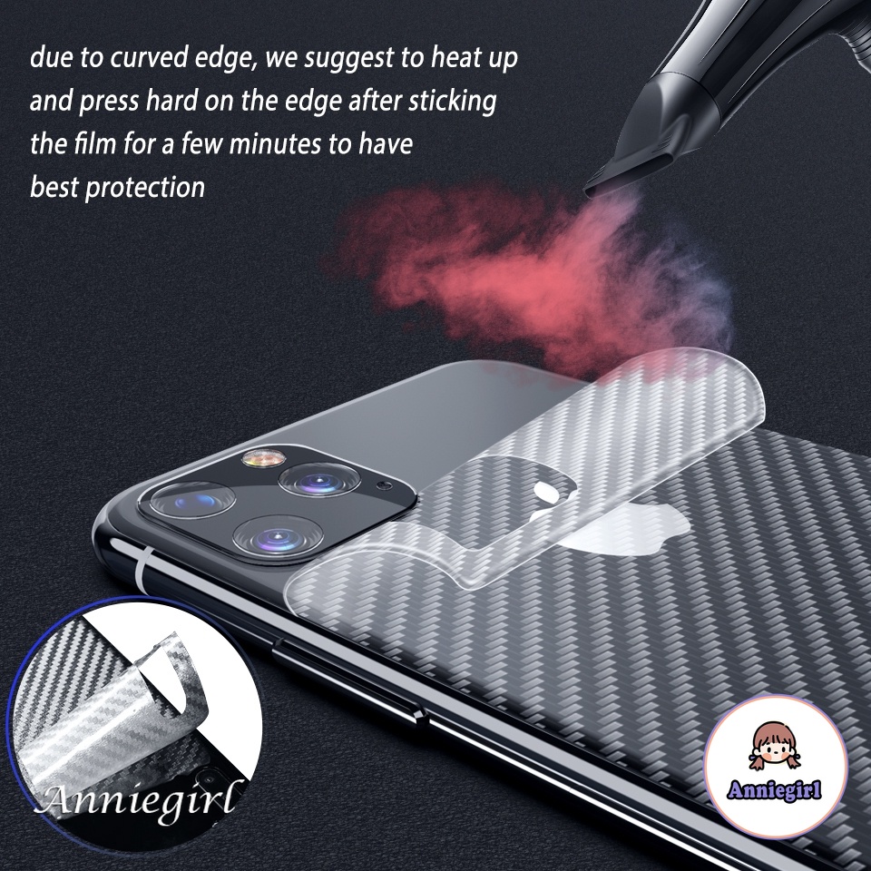 Miếng dán sợi carbon bảo vệ mặt sau điện thoại Iphone 11 Pro Max