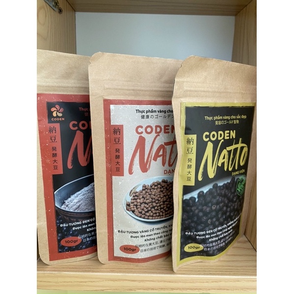 Natto Đen - Đậu Nành Lên Men MANGALA Túi Viên 100g (Công Nghệ Nhật Bản)