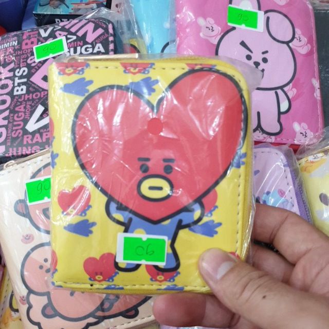 Ví BT21 Đựng Tiền Lì Xì Tết Siêu Dễ Thương.