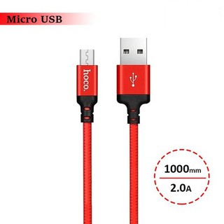Cáp Sạc Hoco X14 dòng 5V - 2A Dài 1M/2M Lightning cho iPhone | Micro USB | Type C