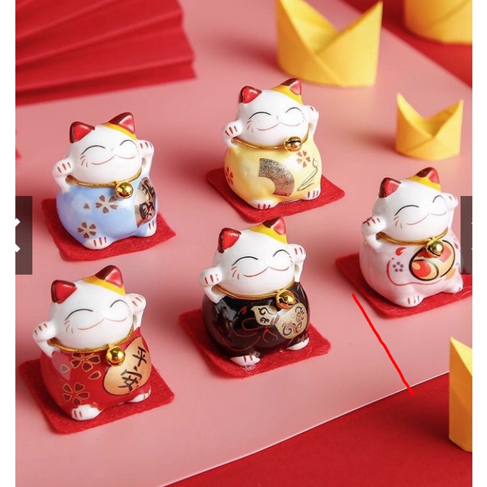 5 chú tường mèo Nhật Bản Maneki Neko - luôn mang may mắn và hạnh phúc đến cho mọi nhà
