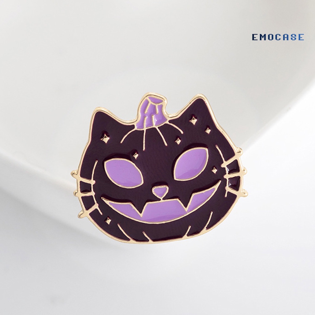 Ghim Cài Áo Hình Bí Ngô Hoạt Hình Bằng Hợp Kim Chống Trầy Xước