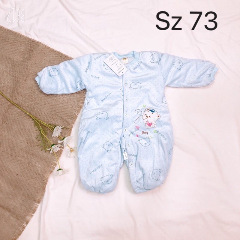 Body trần bông dày- Body ủ mặc đại hàn, trời lạnh cho trẻ  9-12 tháng