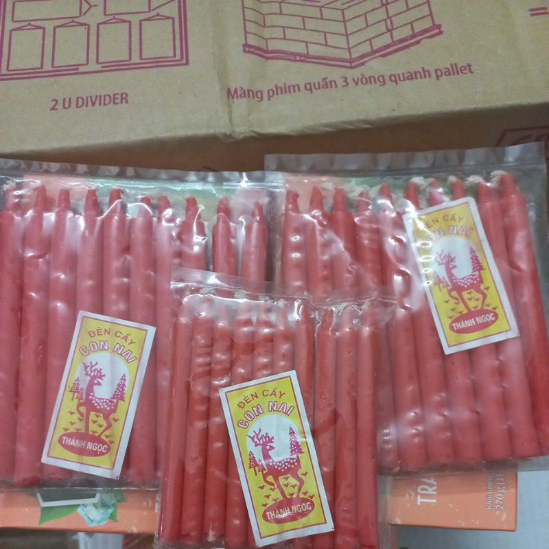 Combo 2 Bịch nến đèn cầy con nai (10 cây nhỏ)