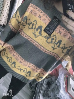 💯Ảnh Thật🍀Áo len đôi order QC