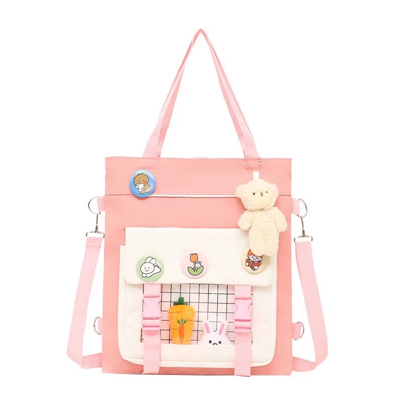 Túi Tote Thời Trang Cho Các Bạn trẻ - tote Gài Nắp Trong