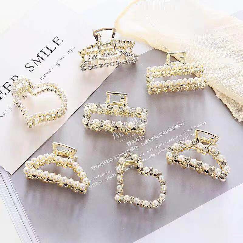 Bộ 3 Kẹp Tóc Đính Đá Hàn Quốc Sang Chảnh