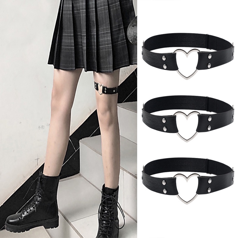 Đai Nịt Đùi Bằng Da Phong Cách Punk Quyến Rũ Thời Trang Cho Nữ