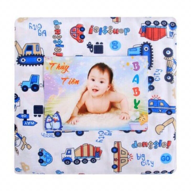 Tã vuông vải cotton Thuỷ tiên 80cmx80cm - 1 chiếc