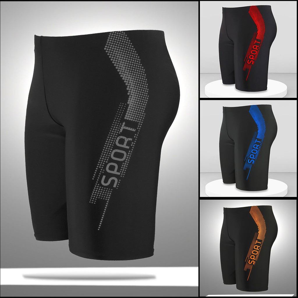 Quần bơi nam dáng lửng Sport co giãn 4 chiều thoải mái hoạt động dưới nước | BigBuy360 - bigbuy360.vn