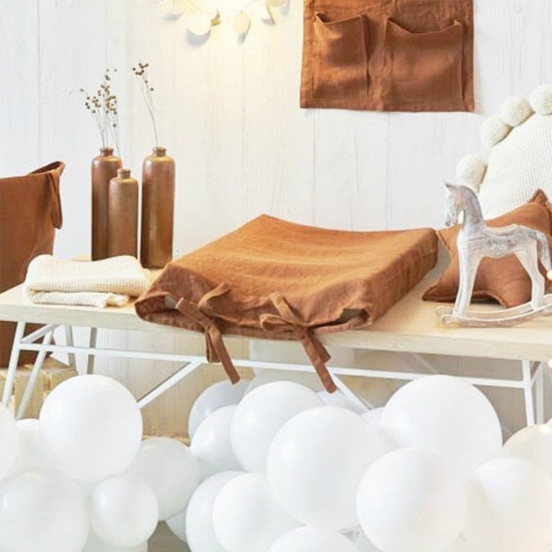 Vỏ Bọc Nệm Thay Tã Lót Cũi Em Bé Sơ Sinh