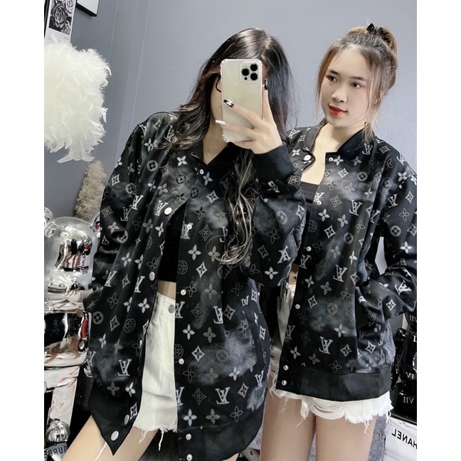 Áo khoác bomber Loang Đen Luôn Vui Tươi mẫu hot 2022 CAMNHUNG