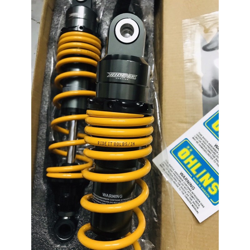 phuộc ohlins gắn các dòng xe dr wave sirius taurus max charly elegant cub axelo max...