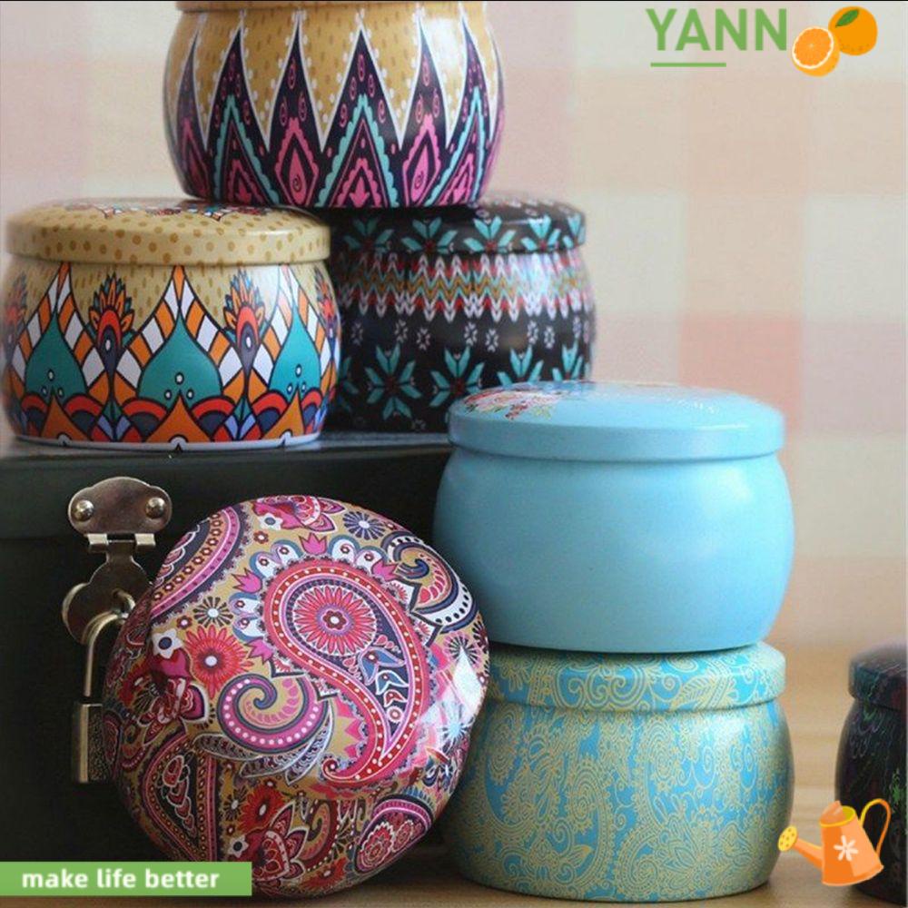 Hộp Thiếc Thiếc Đựng Trà/Kẹo/Hoa Hồng/Cà Phê Chống Ẩm Với Họa Tiết Xinh Xắn 1