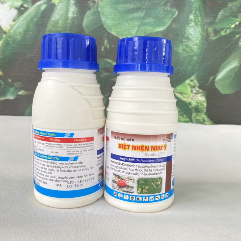 Diệt Nhện Như Ý, KYODO 25SC, chai 250ml đặc trị nhện đỏ, nhện gié, nhện kháng thuốc