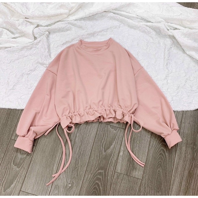 🌀Áo CropTop Rút Dây 2 Bên Cực Xinh