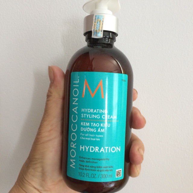 Chính hãng  Kem tạo kiểu dưỡng ẩm Moroccanoil Hydration styling cream 300ml