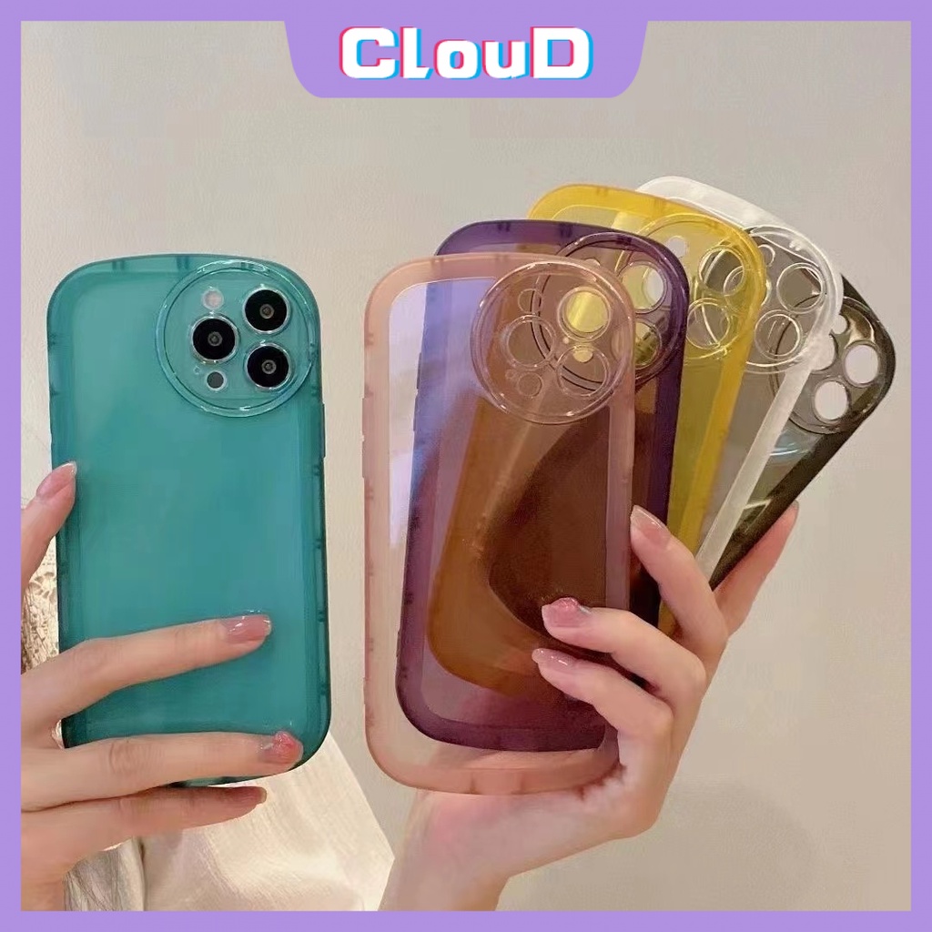Ốp Điện Thoại TPU Túi Khí Mềm Chống Sốc Màu Kẹo Cho IPhone 6 6s 7 8 Plus 11 13 XR X XS SE 2020