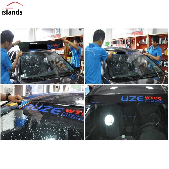 Decal dán phản quang nhiều màu dán kính chắn gió xe hơi