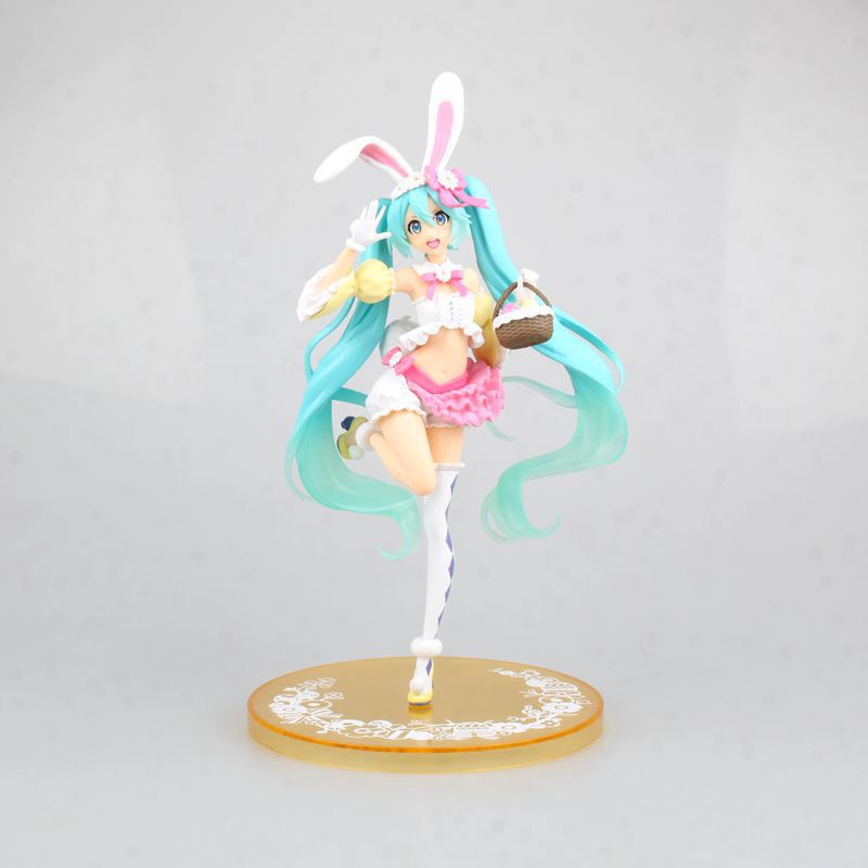 Mô Hình Nhân Vật Hatsune Miku siêu dễ thương trang trí decord