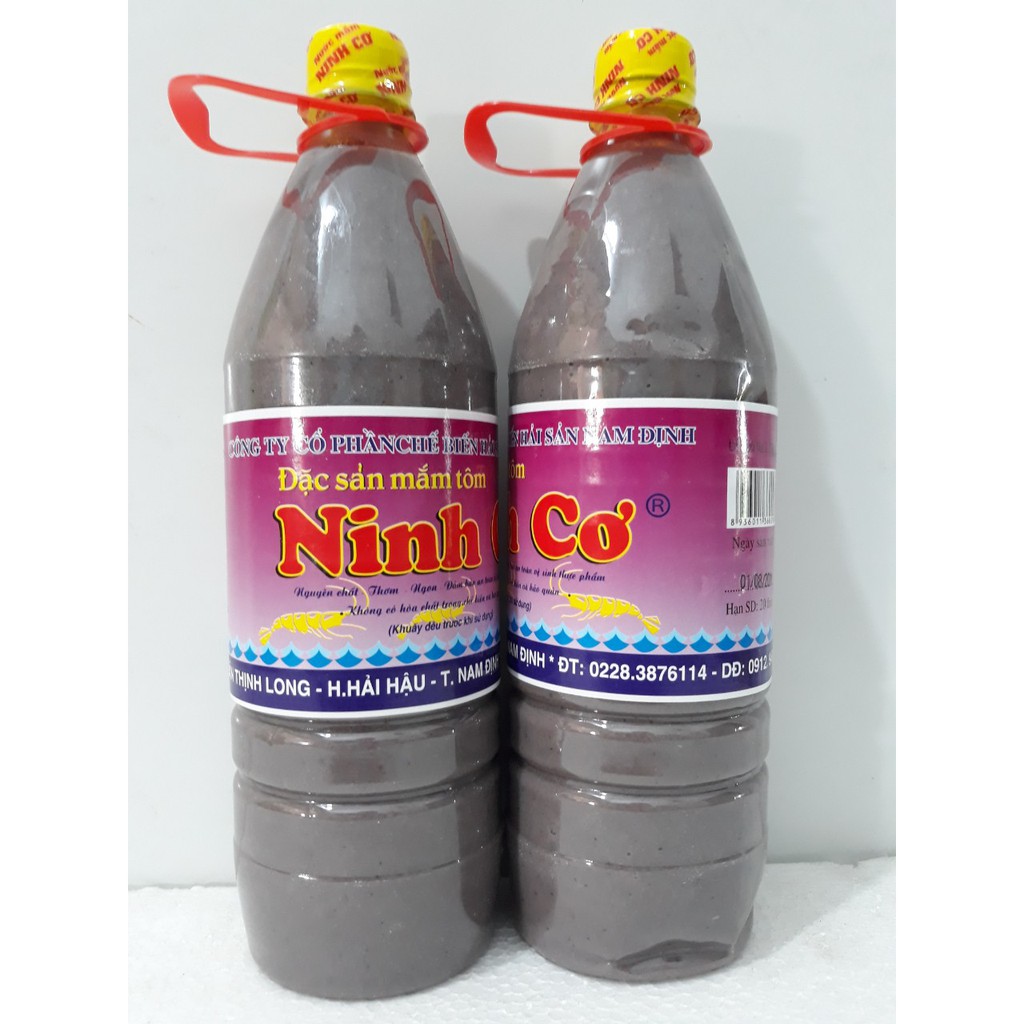 Mắm Tôm Nguyên Chất Ninh Cơ Hải Hậu Chai 1.2kg