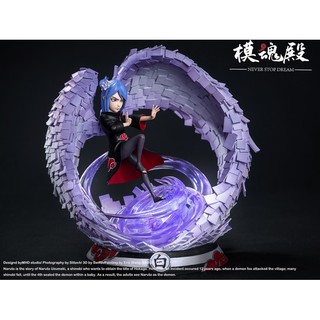 Mô hình Naruto Resin chính hãng - Akatsuki Konan SD MHD Studio